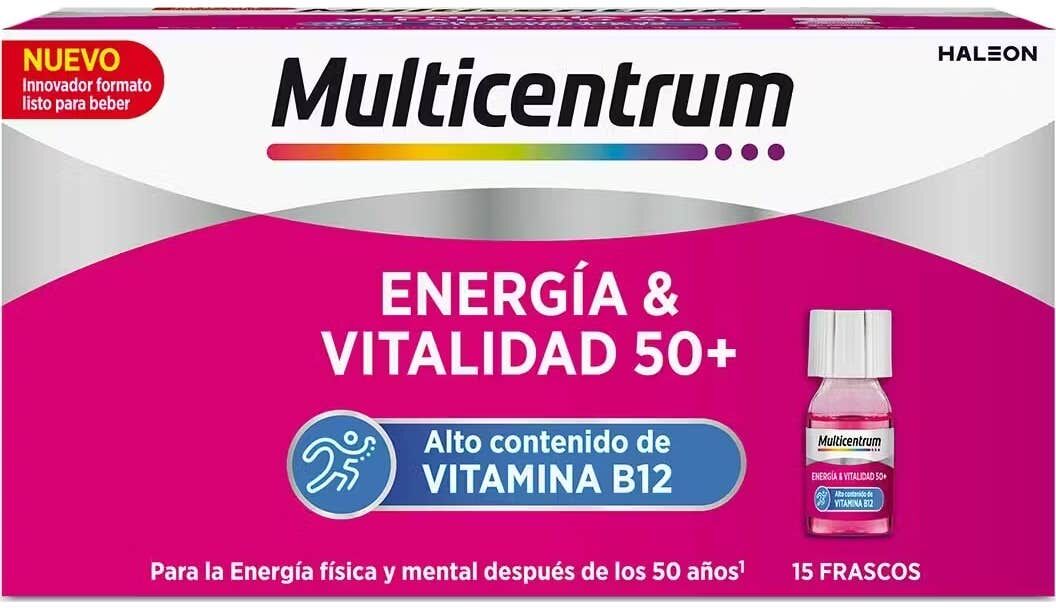 Multicentrum Energía & Vitalidad 50+ 15x7ml