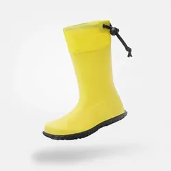 Saguaro Kinder Barfuß-Gummistiefel Brisk I - gelb 33
