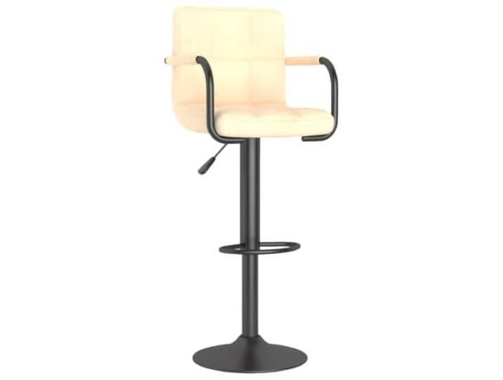 Makastle Barhocker Creme Samt