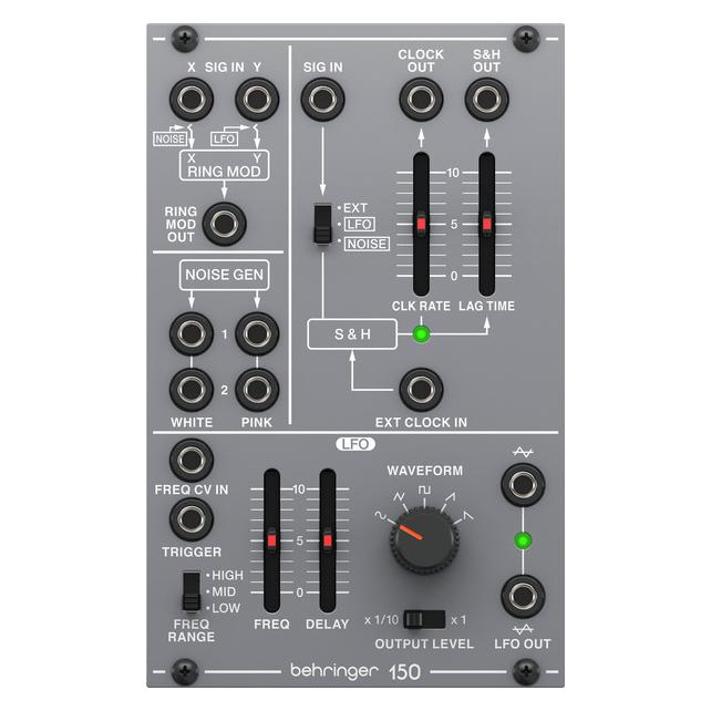 Behringer 150 RING MOD/NOISE/S&H/LFO Moduł syntezatora modularnego (000-DW700-00010)