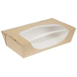 Colpac Recycelbare Salatboxen mit Sichtfenster 1L (200 Stück)