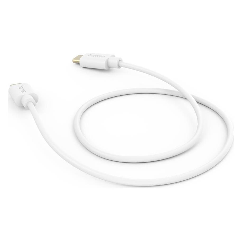 Hama Ladekabel, USB-C - USB-C, 1 m, Weiss (1 m, USB 2.0, 60 W) (00201590)