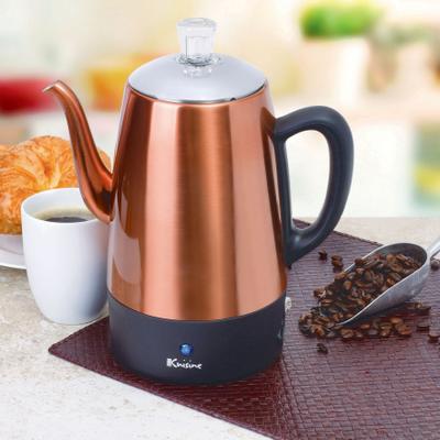 Euro Cuisine 8-Cup Percolator by Euro Cuisine in Copper