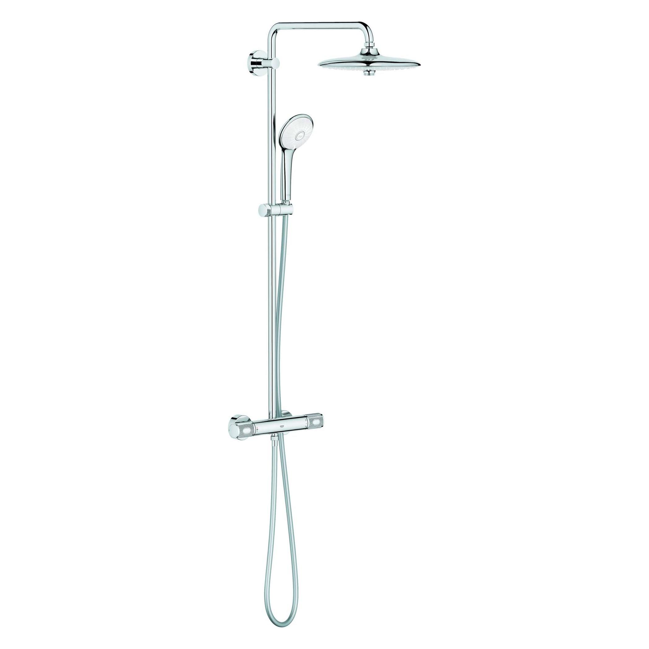 Grohe Duschsystem EUPHORIA SYSTEM 260 mit Thermostatbatterie chrom (27296003)