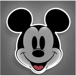 YellowPop, Deckenleuchte, Mickey Maus Gesicht by (20 lm)