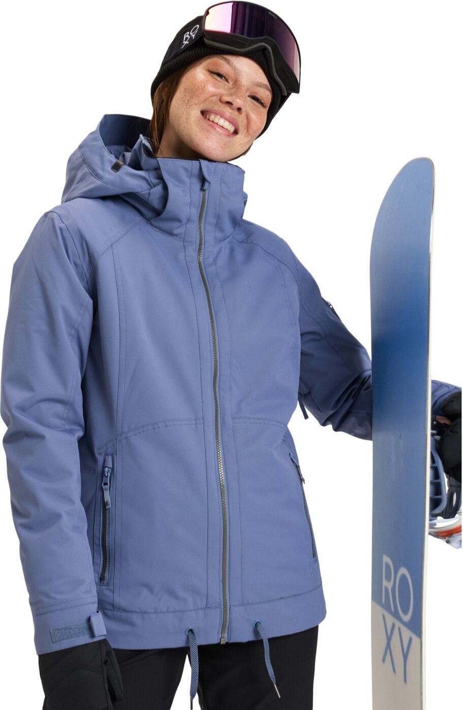 Snowboardjacke ROXY "Meade", Damen, Gr. XL, wild wind, Obermaterial: 100% Polyester., Jacken Snowboardjacke