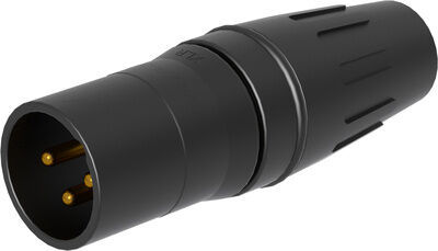Seetronic SCHM3-B 3 Pin XLR Male Schwarz