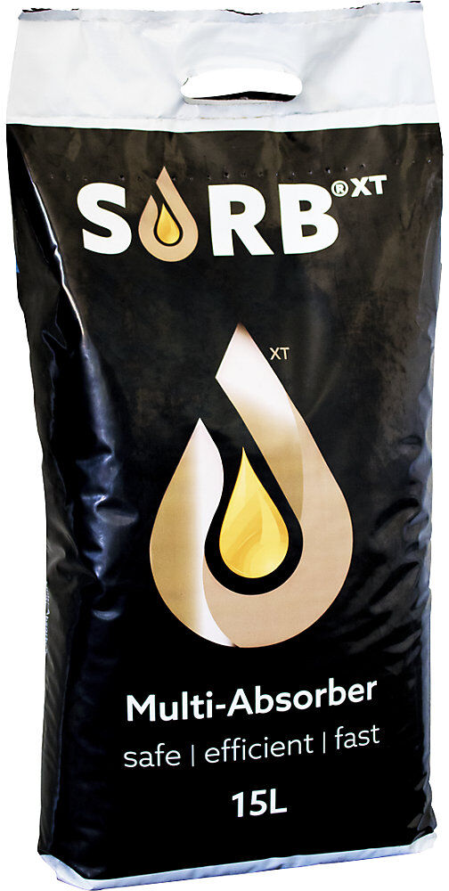 Multi-Absorber, Naturfaser-Bindemittel, 15-l-Sack, VE 2 Stk, Korngröße 0,125 - 4,0 mm SORB®XT