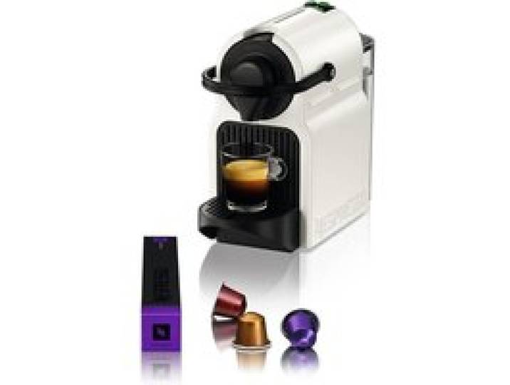 Nespresso Inissia Blanc-Machine À Café Compacte & Kit De Bienvenue