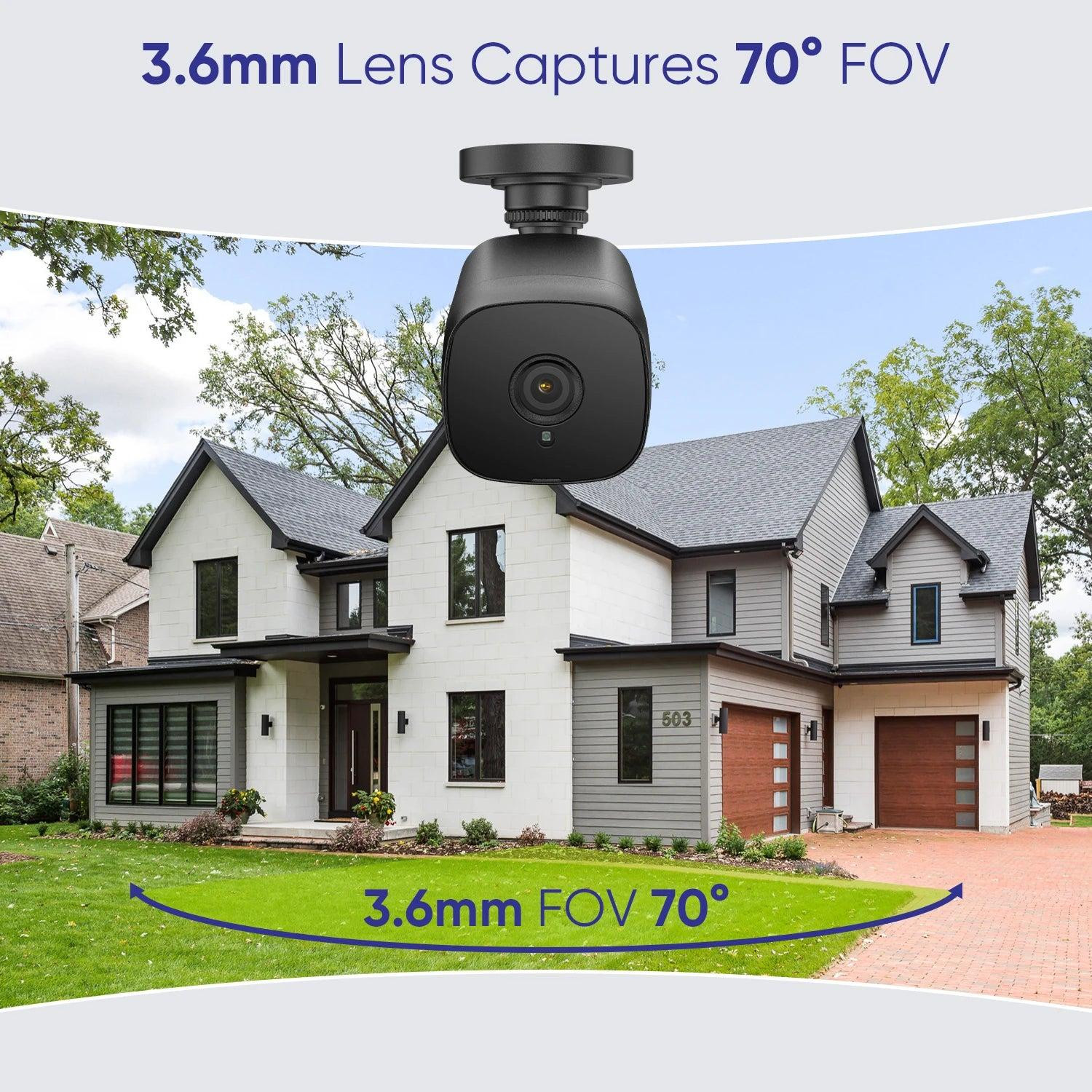 Selius 8CH HD DVR Beveiligingscamera met 5MP Resolutie