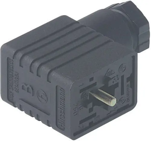 Hirschmann Leitungsdose, frei konfektionierbar Schwarz GM 216 NJ Pole:2 + PE 934 456-100-1 Inhalt