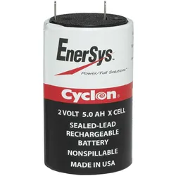 EnerSys Hawker CYCLON X 5.0-2, Artikel 0800-0004 Reinblei-Akku 2V 5Ah – Faston 6,3 mm