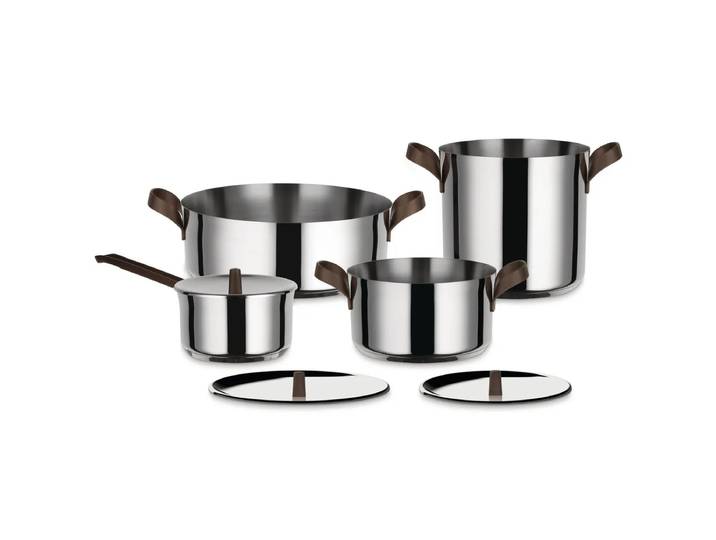 Alessi Edo pannenset 4-delig Roestvrij staal