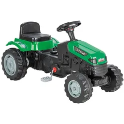 Lemodo Trettraktor ab 3 Jahre, grün, Traktor zum draufsitzen, Kinder Traktor