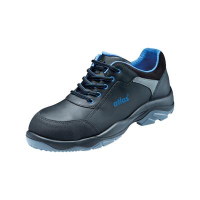 Sicherheitsschuh ATLAS SCHUHE "Sicherheitsschuhe Atlas Alu-Tec 560" Gr. 44, schwarz (schwarz, blau), 44, Obermaterial: 100% Rindsleder Leather cow., Schuhe