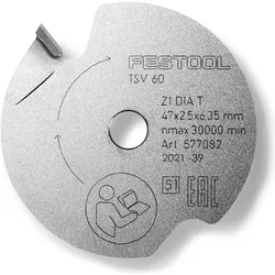 Festool, Sägeblatt, Vorritz-Sägeblatt DIA 47x2,5x6,35 T1