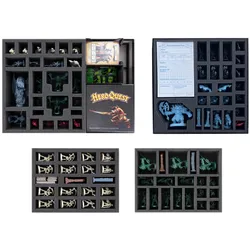 Feldherr HEHGHUSET01 - Schaumstoff & Organizer Bundle für HeroQuest (2021) Mythic Box + 3 Erwe (Kunststoff, Schaumstoff)