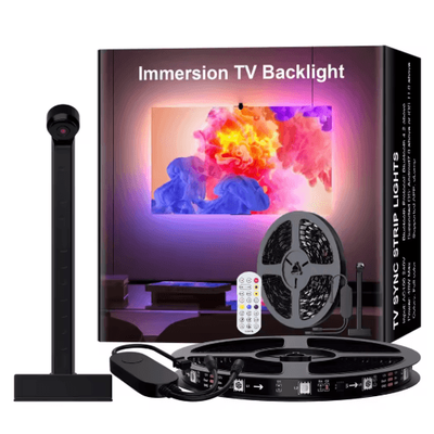 RGBIC TV Backlight With Camera Sync Smart TV LED Backlight For Immersive Gaming & Movies 3.8m 149.60inch