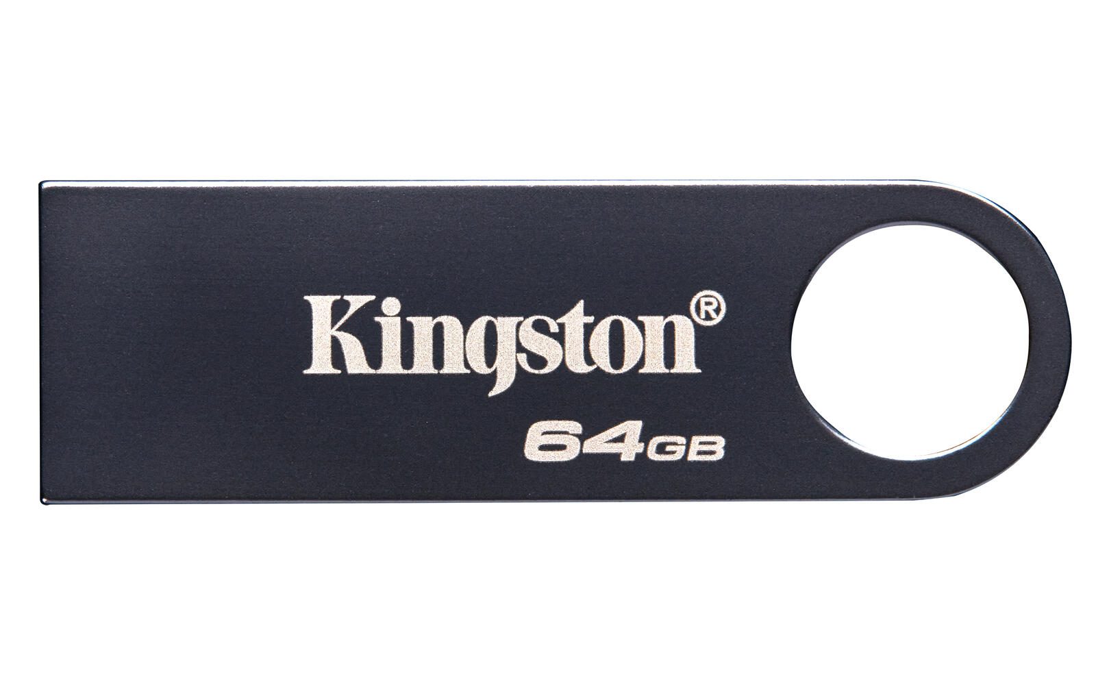 Kingston DataTraveler SE9 G3 USB-Stick 64 GB - Dunkles Nickel KE-U2X64-1AC