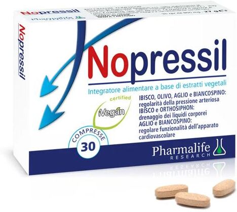 Pharmalife research Nopressil Integratore 30 Compresse