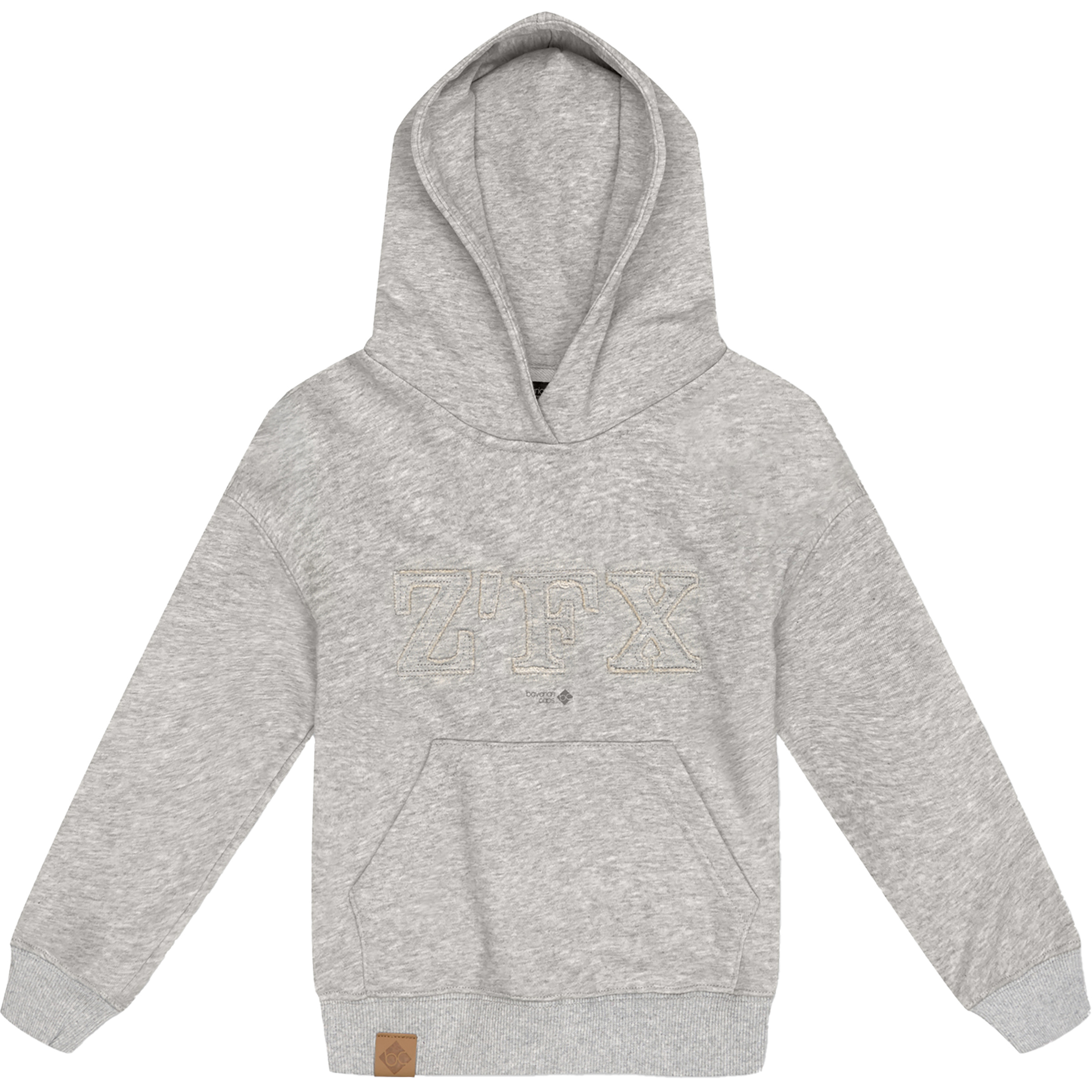 Bavarian Caps ZFX Kinder Hoodies grau Größe 110 Lifestyle Hautfreundlich
