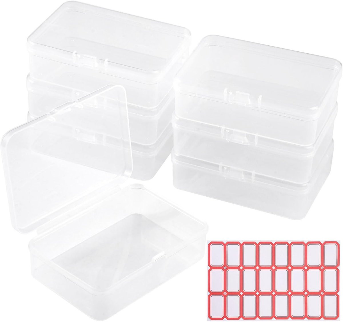 RAXIVO Opbergdoos met deksel, plastic, transparant