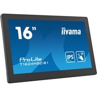 ProLite T1624MSC-B1, LED-Monitor 39.5 cm (15.6 Zoll), schwarz, FullHD, IPS, Touchscreen, HDMI