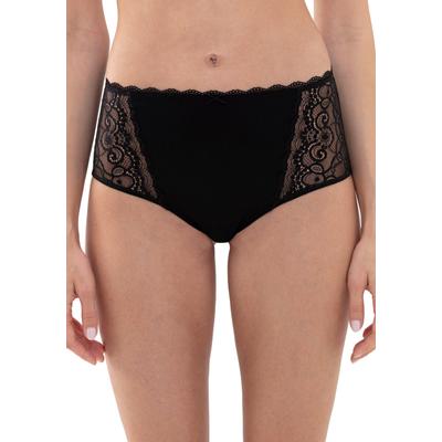 Taillenslip MEY "AMOROUS", Damen, Gr. 38, Spitze, schwarz, Spitze, Obermaterial: 87% Polyamid, 13% Elasthan, körpernah, Unterhosen Taillenslip, Seiten mit Spitze verziert
