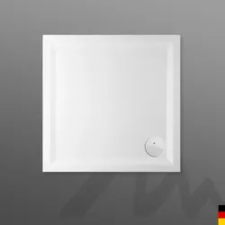 Mauersberger Duschwanne „litop“ 1000 × 1000 mm in Weiß