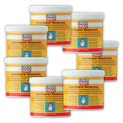 7x Handschutz LIQUI MOLY 3334 Unsichtbarer Handschutz Werkstatt Anti Fett Öl Ruß