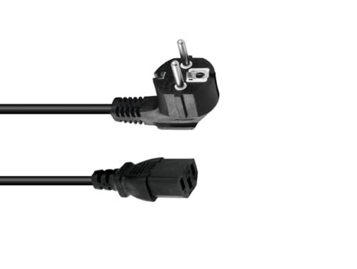 OMNITRONIC Koudapparaat netsnoer 3x0,75 1,5 m sw
