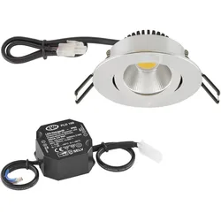 EVN Lichttechnik LED-Deckeneinbauleuchte PC20N91140 chr
