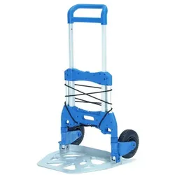 Paketroller 1735, klappbar, Tragkraft 250kg - blau