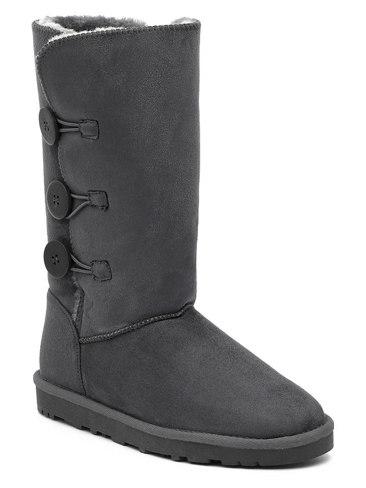 ISLAND BOOT Winterstiefel "Flora" in Anthrazit - 39