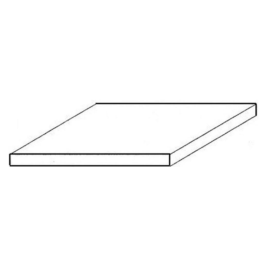 Aztek Platte weiss,15x30cm 1.0mm Dicke (2 stk) (EV 9040)