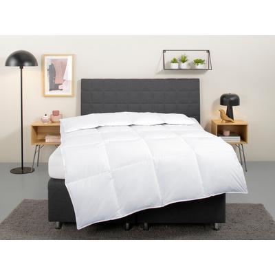 Daunenbettdecke OTTO HOME "Cyra, Bettdecke 135x200 cm, 155x220 cm", weiß, B:135cm L:200cm, Bezug: 100% Baumwolle. Füllung: 70% Entendaune, 30% Entenfeder, Bettdecken, wo besonders auf artgerechte Haltung der Tiere geachtet wird