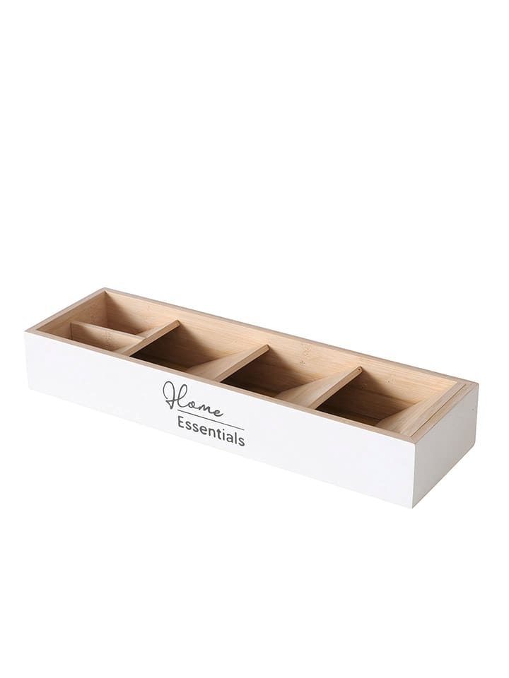 Boltze Box "Essentials" in Weiß - (B)40 x (H)6 x (T)12 cm - onesize