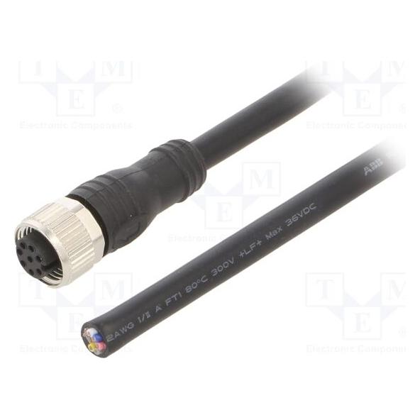 ABB Kabel abgeschirmt f. Vit. 8-adr. 10m M12 (10 m) (2TLA020056R4000)
