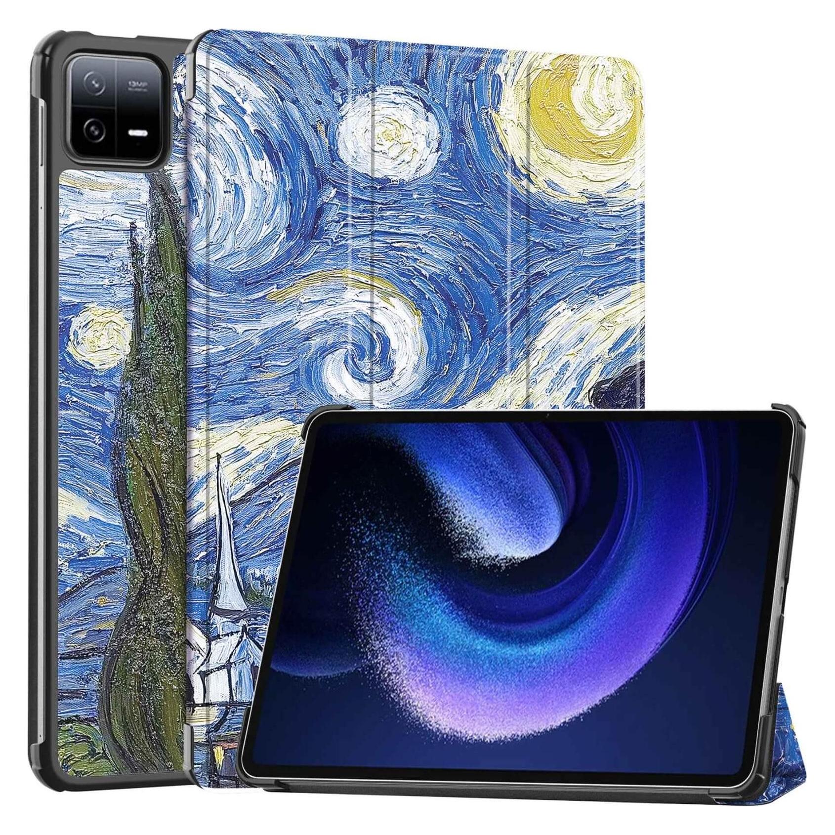 Cover-Discount Xiaomi Pad 6 - Tri-fold Smart Case Nachthimmel (Xiaomi Pad 6, Xiaomi Pad 6 Pro) (EDA004512201F)