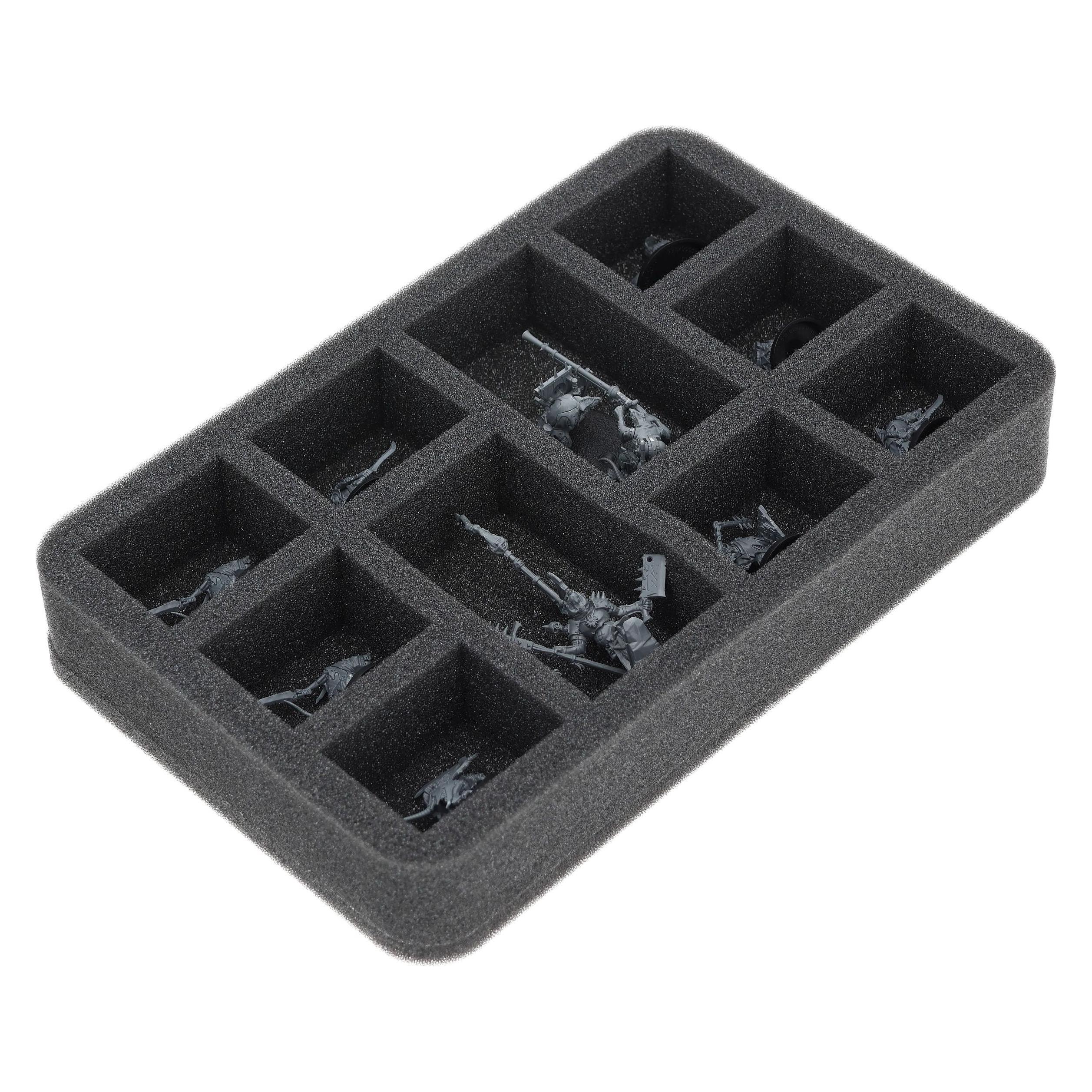 Feldherr HS045A034 Schaumstoffeinlage für Skaven - 10 Fächer (Schaumstoff) (HS045A034)