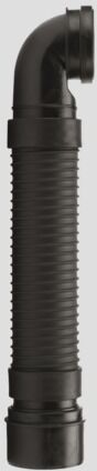 Eisenberg Sanit WC tuyau de raccordement 58938000000 flexible, noir, DN 90/100