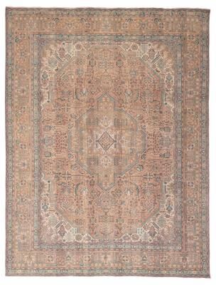 ECARPETGALLERY Hand-knotted Antalya Vintage Copper Wool Rug - 9'8 x 12'7