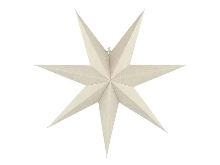 Scandi Living Étoile de l avent blanche Bare 60 cm'