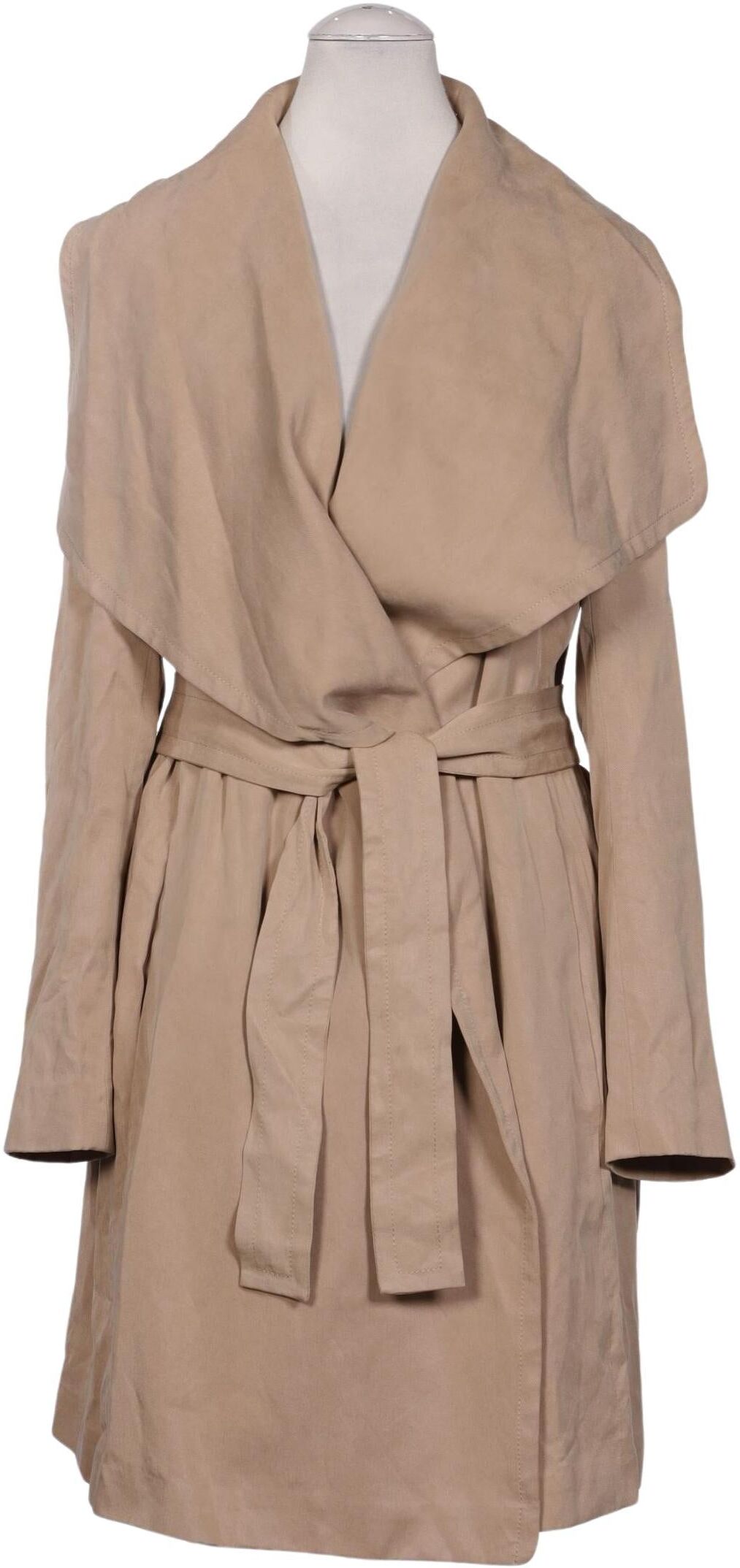Club Monaco Damen Mantel, Beige, Gr. S, Lyocell / Synthetik - Second Hand