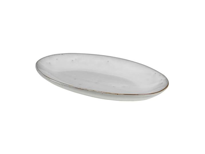 Broste Copenhagen Plat de service oval Nordic Sand 13,6x22 cm