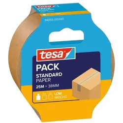 tesa Packband »tesapack® STANDARD PAPER« 38 mm / 25 m 58293-00000-00 braun