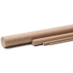 Sonstige Rundstäbe Buche glatt, 5 mm | 10 Stk.