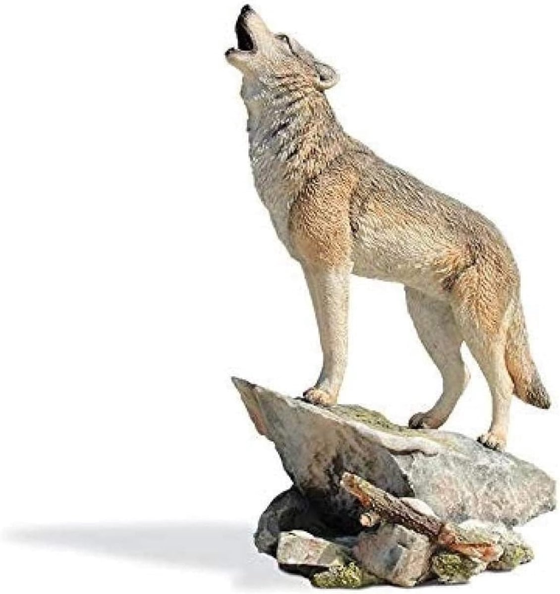 Handgemaakt Bruin Dieren Beeldje Tuinornament van Hars, Hoogte: 20.5 cm