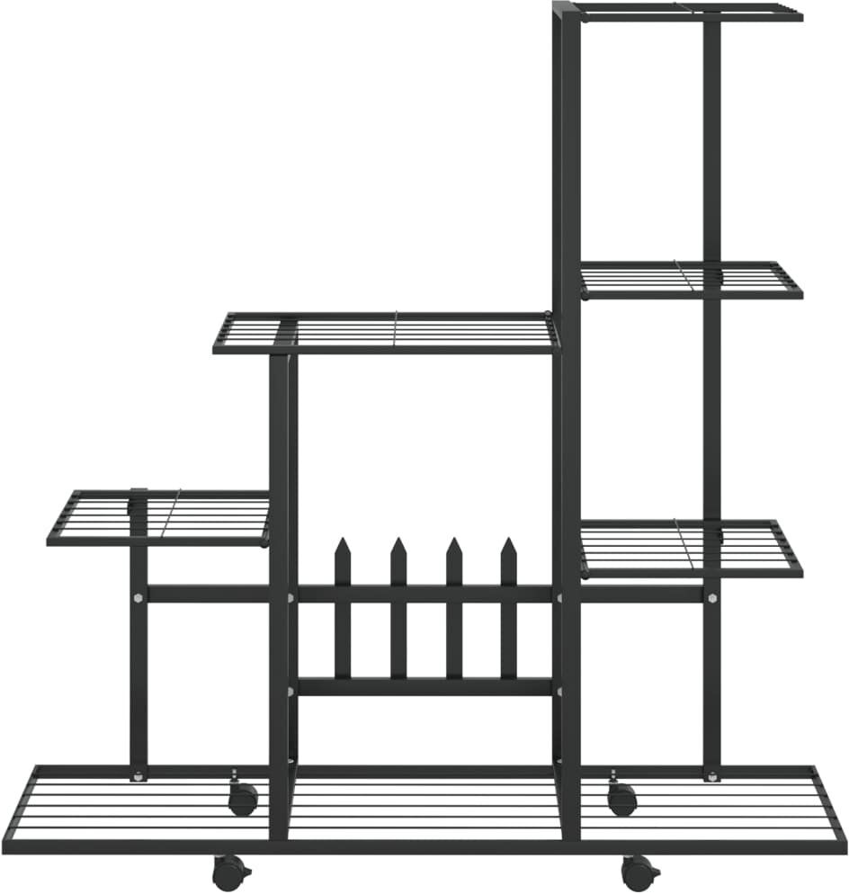 Dakota Fields Patchett Plant Stand Black 92.5cm H x 94.5cm W x 25cm D