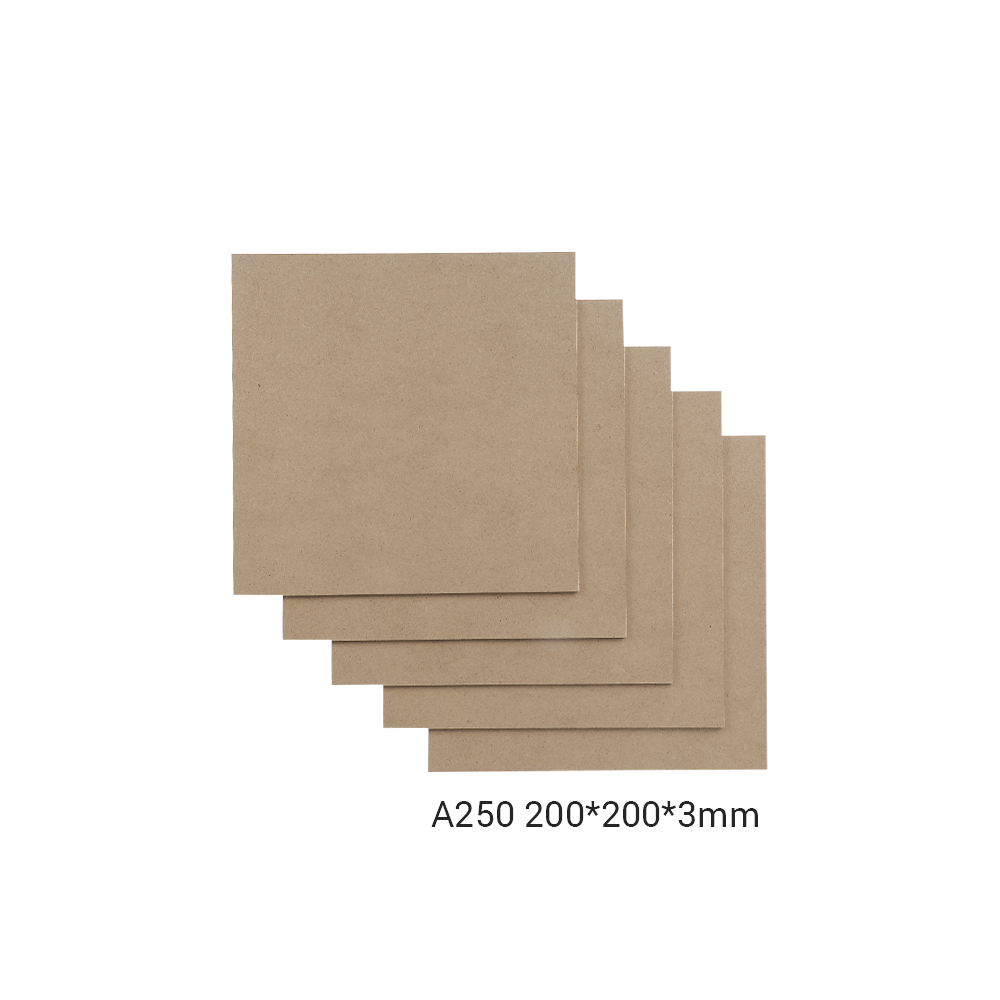 Snapmaker MDF Sheet-A250 / 200x200x3mm / 5-pack 33049